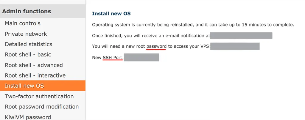 在Install new OS选择操作系统