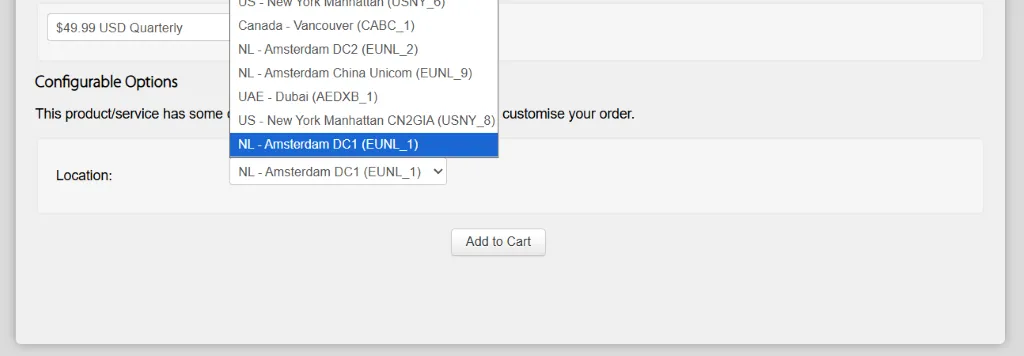 选择EUNL_1数据中心