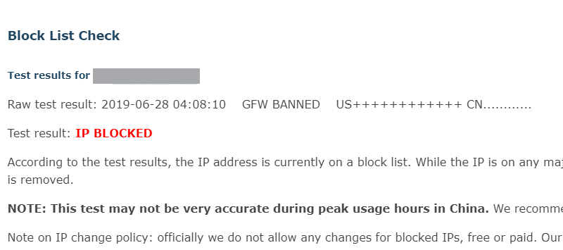 IP BLOCKED